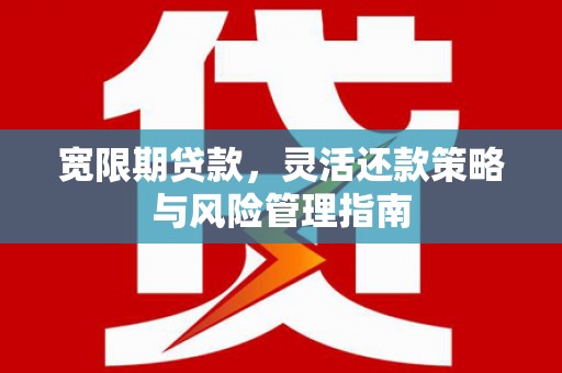 临汾宽限期贷款，灵活还款策略与风险管理指南