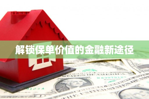 临汾解锁保单价值的金融新途径