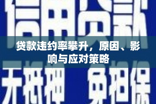 临汾贷款违约率攀升，原因、影响与应对策略