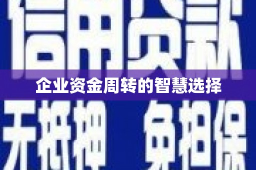 临汾企业资金周转的智慧选择