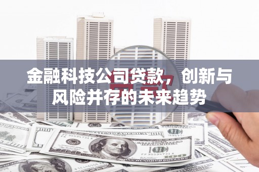 临汾金融科技公司贷款，创新与风险并存的未来趋势