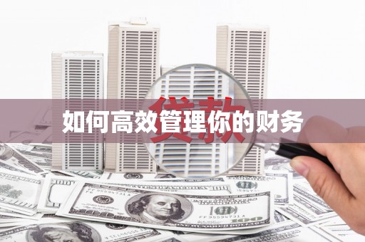 临汾如何高效管理你的财务