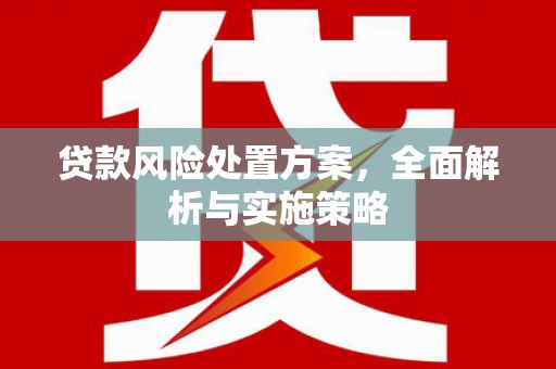 临汾贷款风险处置方案，全面解析与实施策略