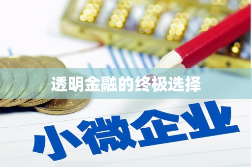 临汾透明金融的终极选择