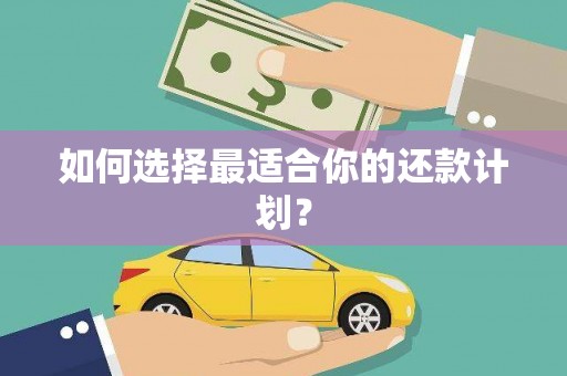 临汾如何选择最适合你的还款计划？